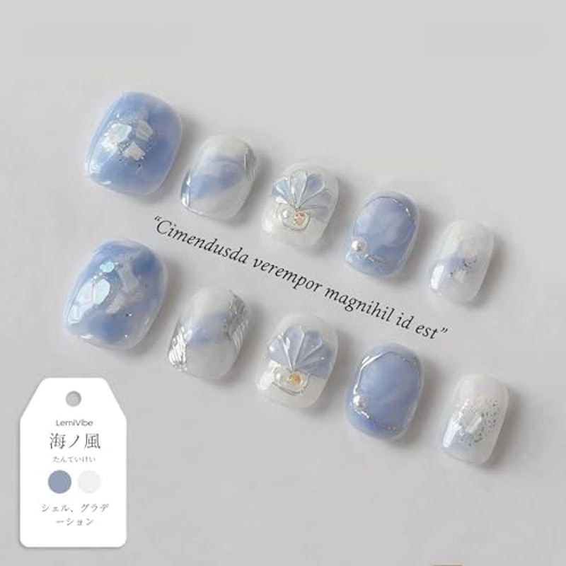 LemiVibe 海ノ風 ネイルチップ 2