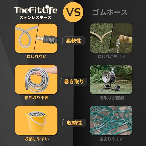 ステンレス 散水ホース 4