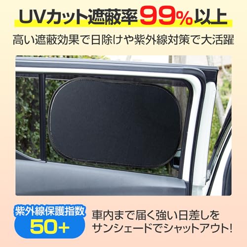 ピタッとくっつく 車用サンシェード サイド用 3