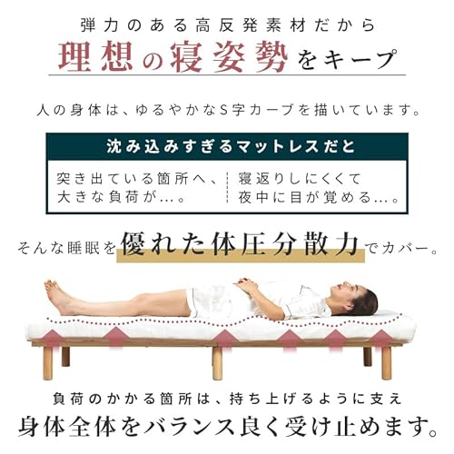脚付きウレタンマットレス 3