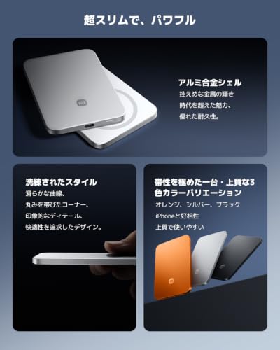  UltraThin Magnetic Power Bank 5000 15W 6