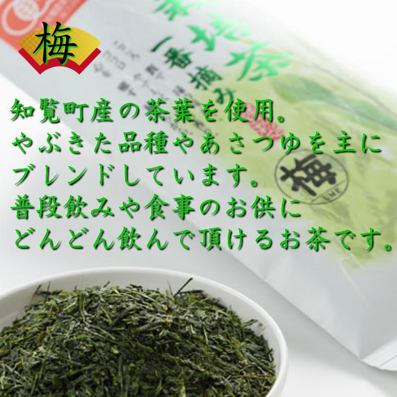 知覧茶 有機栽培茶 梅 3