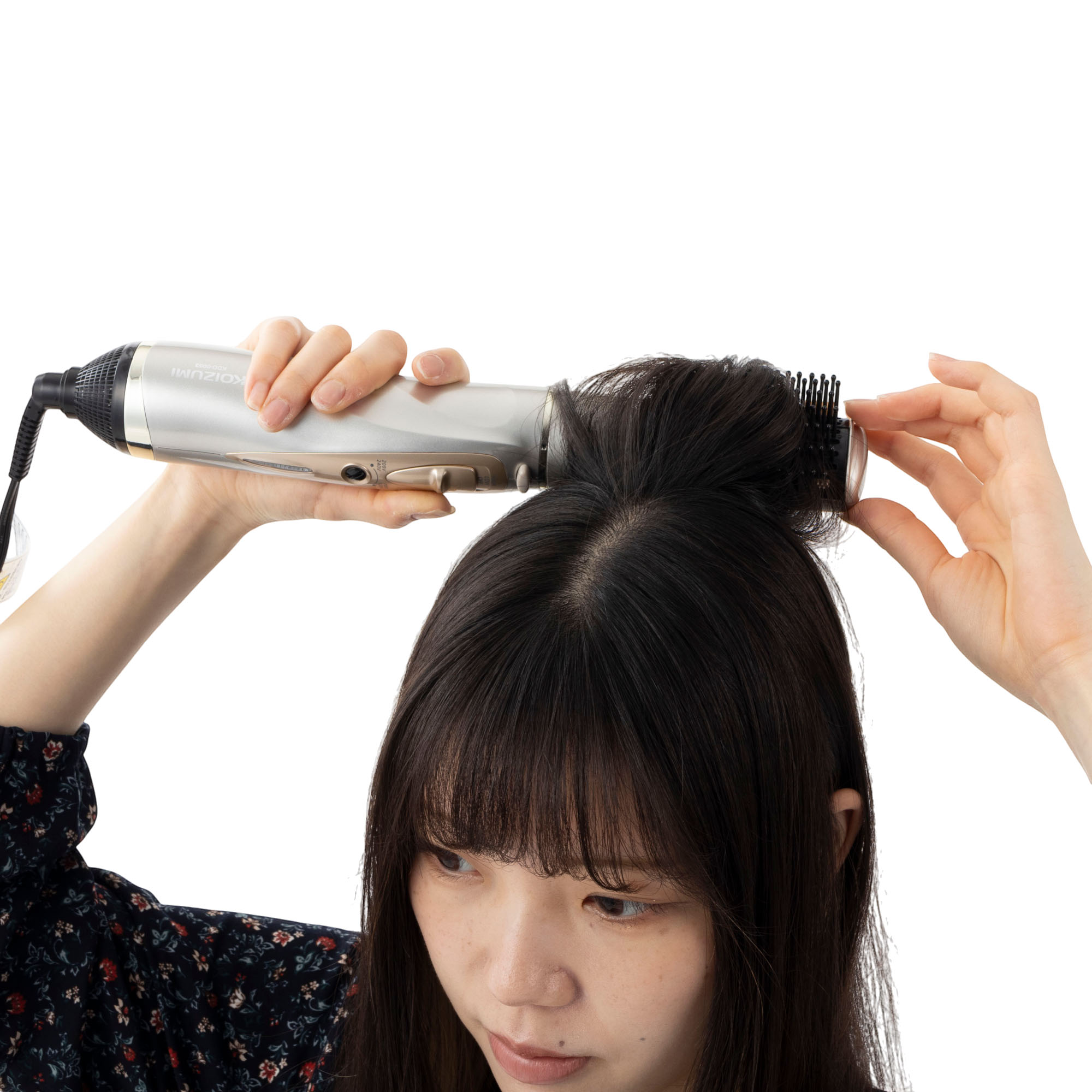 小泉成器 KOIZUMI マイナスイオンカーリングドライヤー KDD-0053/Nを