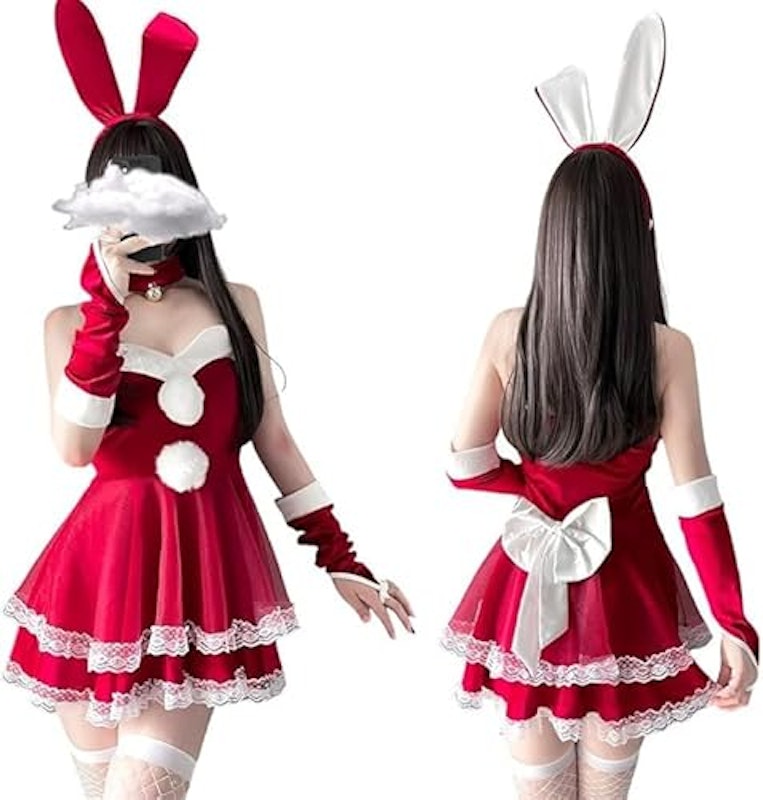 サンタコスプレ バニーガール 1