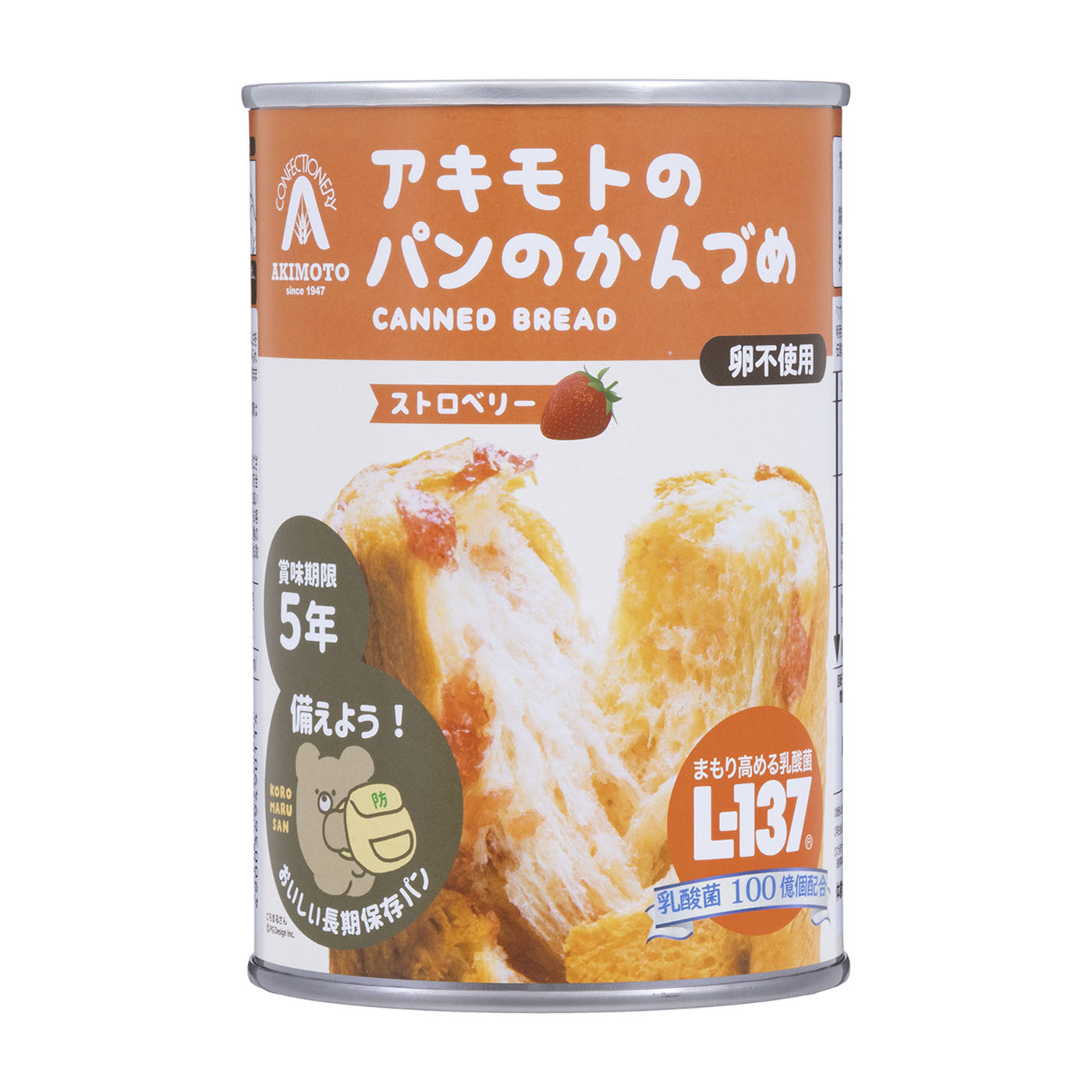 アキモトのパンのかんづめストロベリー味（乳酸菌入り） 1