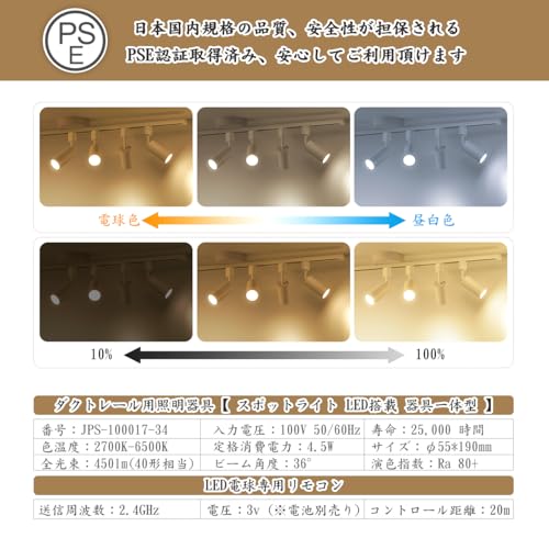 ダクトレール用スポットライト 3