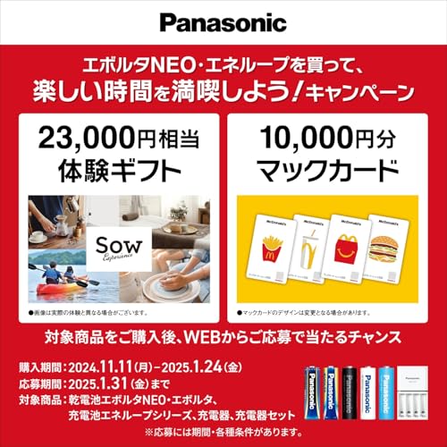 エネループ スタンダードモデル 急速充電器セット 2