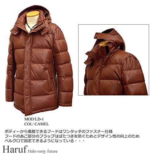 本革レザーダウンジャケット 5