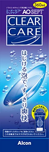 CLEAR CARE ソフトコンタクト洗浄保存液 480ml 12個 AOセプト アルコン クリアケア 480ml×6本 洗浄液 ソフトコンタクト 過