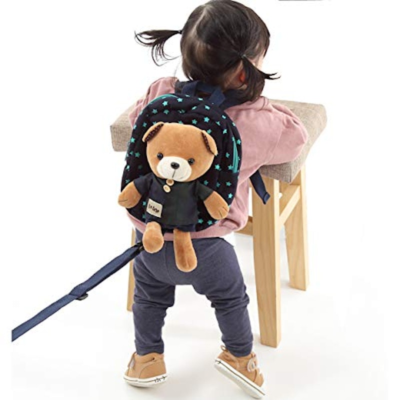 迷子防止ハーネス リード付き クマのぬいぐるみ 2