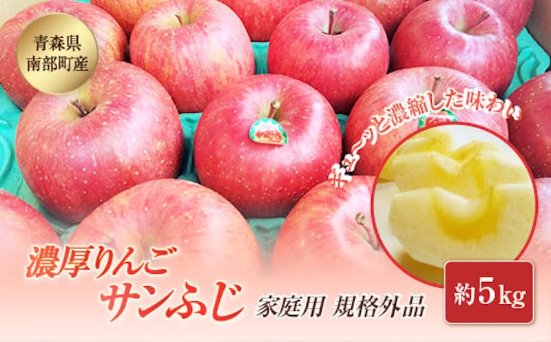 濃厚りんご サンふじ 規格外品 1