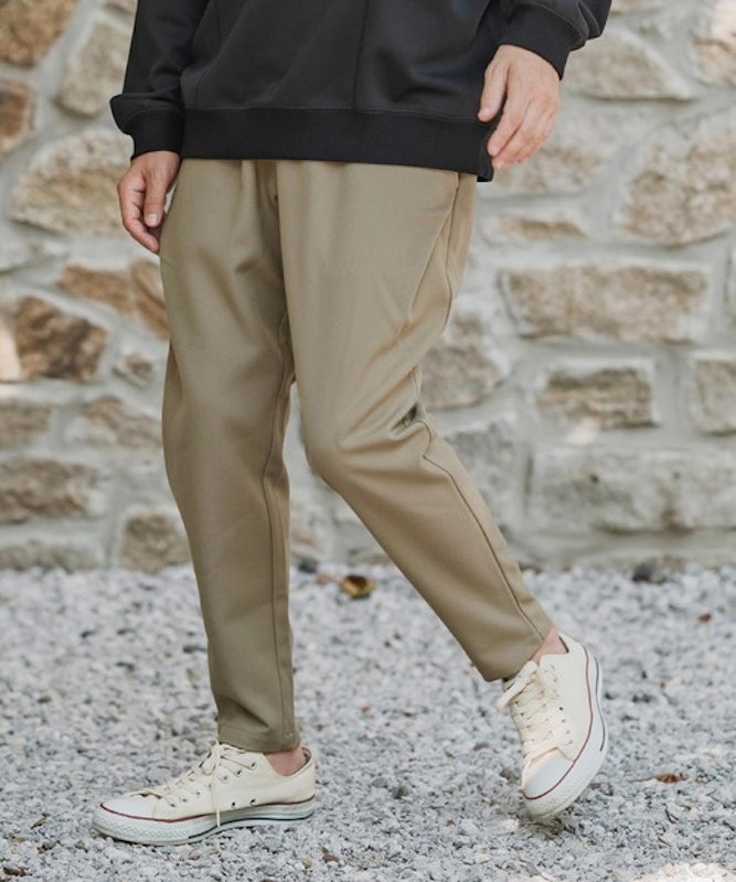 ストレッチTRサルエルテーパードパンツ 3