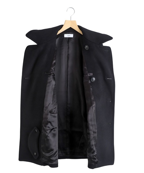 Wool Silk Cashmere Beaver Bridge Coat 6
