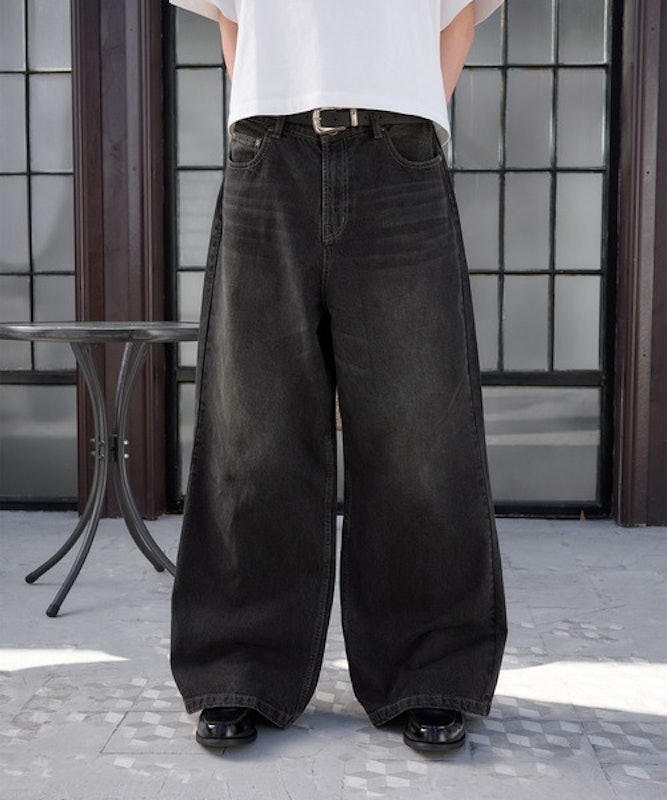 ワイドバギーデニムパンツ 3