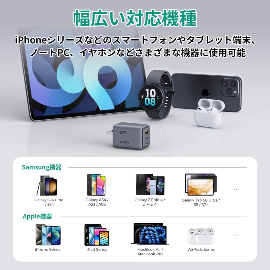 Comet Mix 3 67W USB-C充電器 10