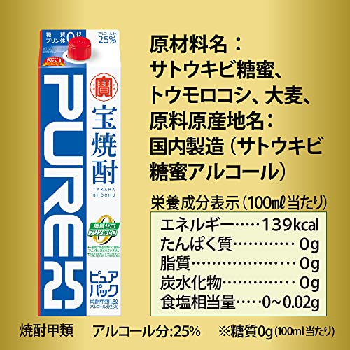 宝焼酎 ピュアパック 2