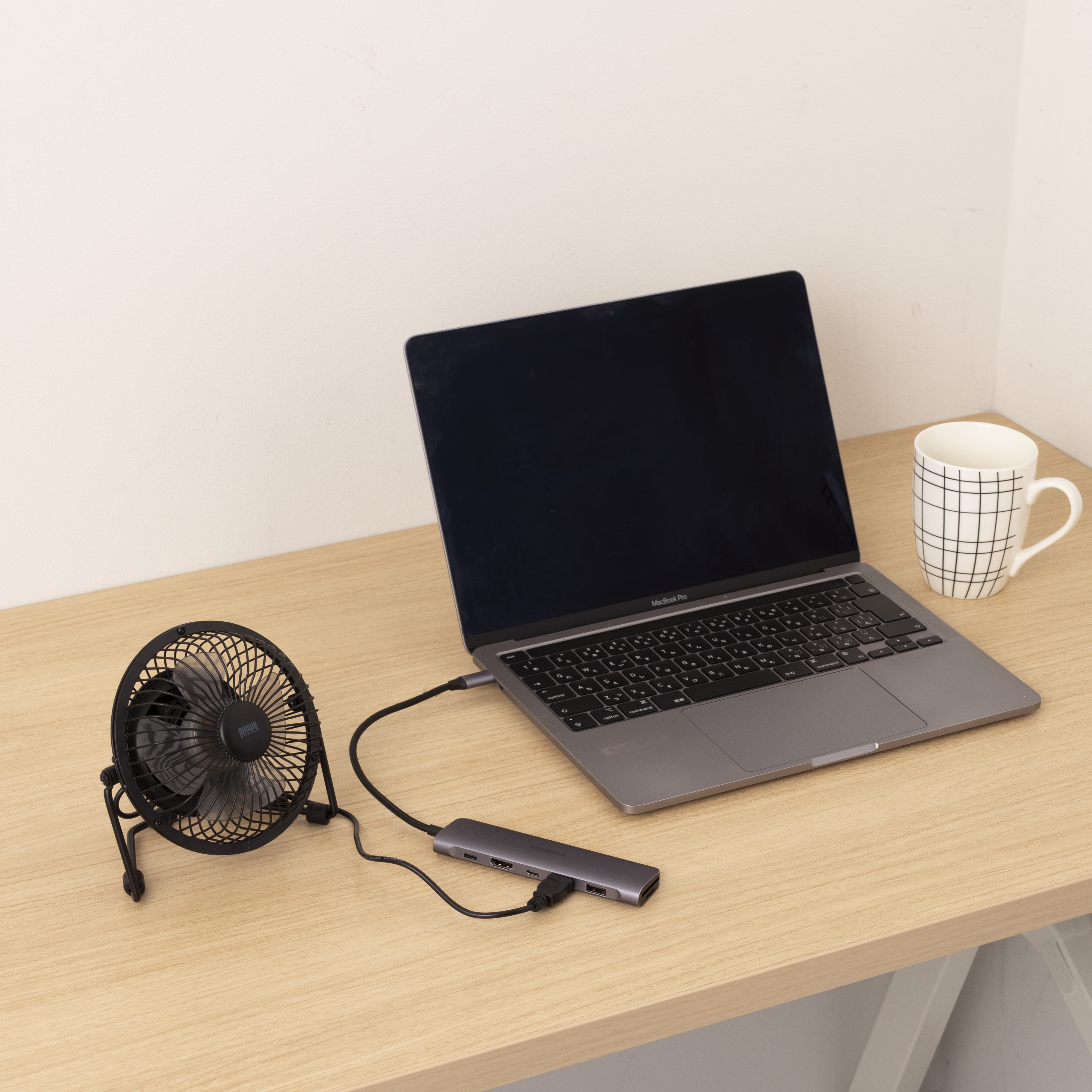 サンワサプライ USB扇風機 USB-TOY64Nを検証レビュー！卓上扇風機・USB