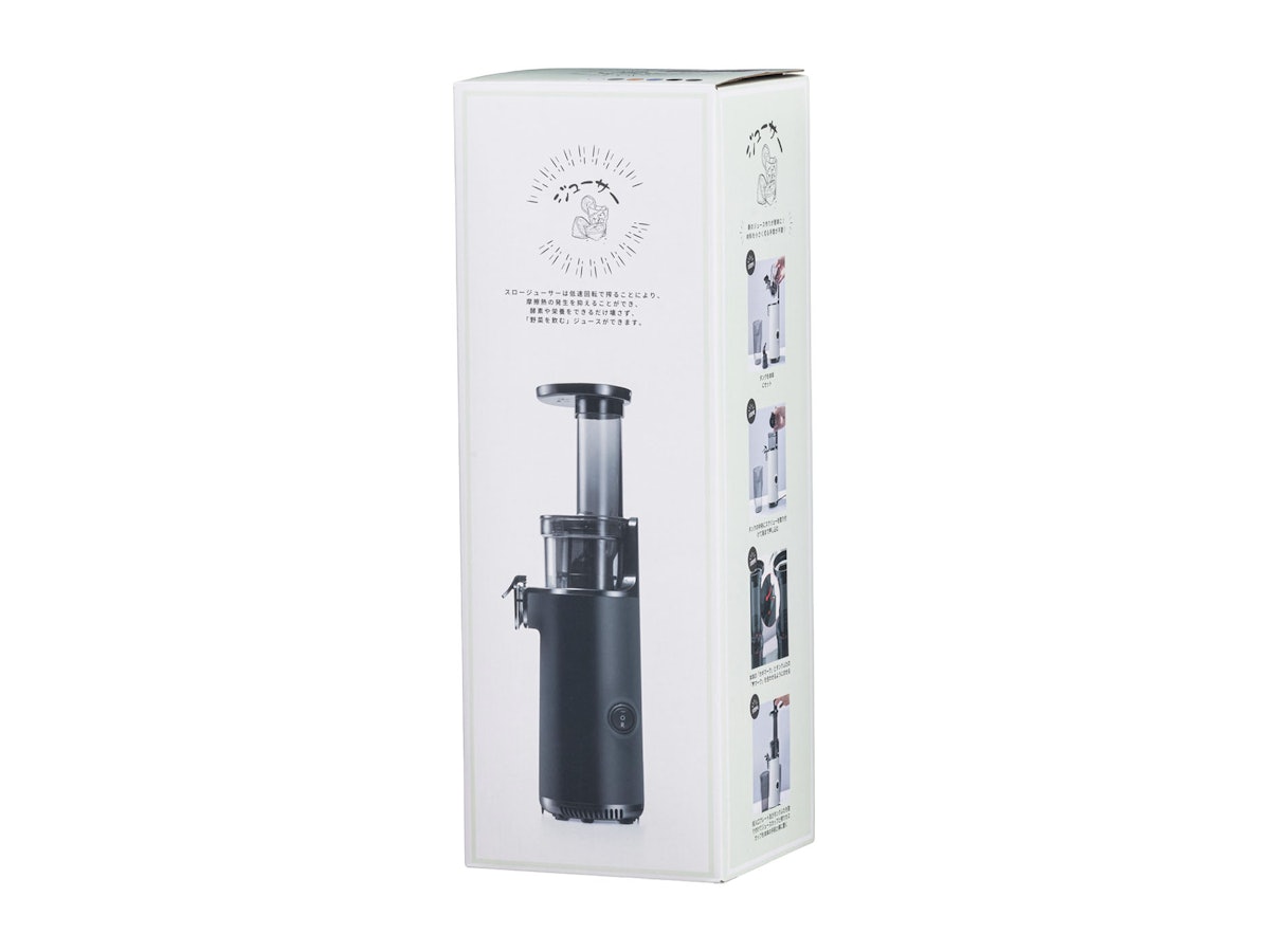 新品】Kitchen in the box スロージューサー MJ01 黒 EXLATEX 新品】Kitchen in the box スロージューサー MJ01 黒 EXLATEX