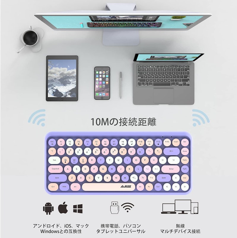 ワイヤレスキーボード 3