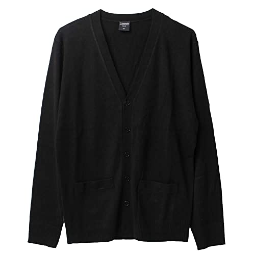 カシミアタッチVネックカーディガン 1