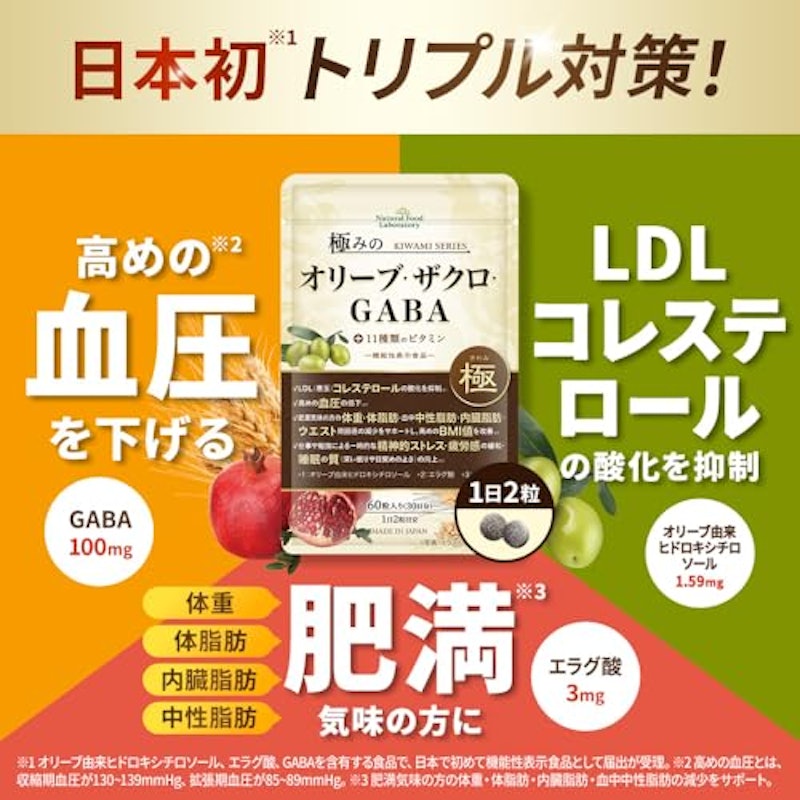 極みのオリーブ・ザクロ・GABA 2