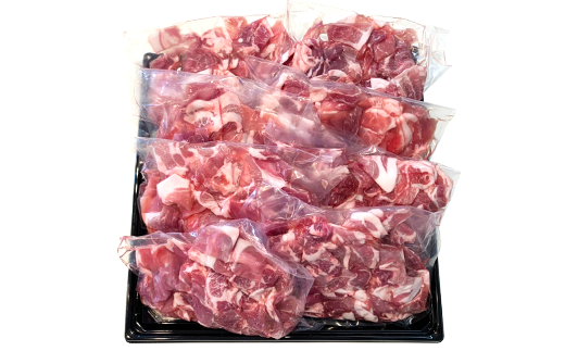 国産豚肉こま切れ 2