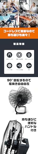 ソーラー充電式扇風機 4