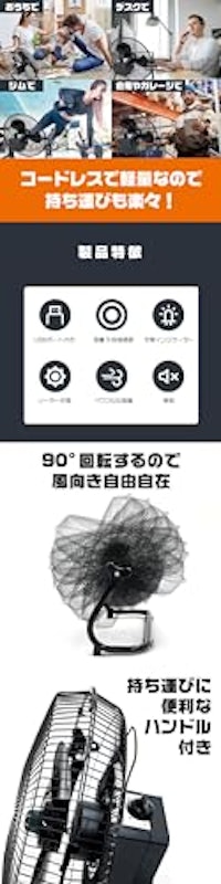 ソーラー充電式扇風機 4