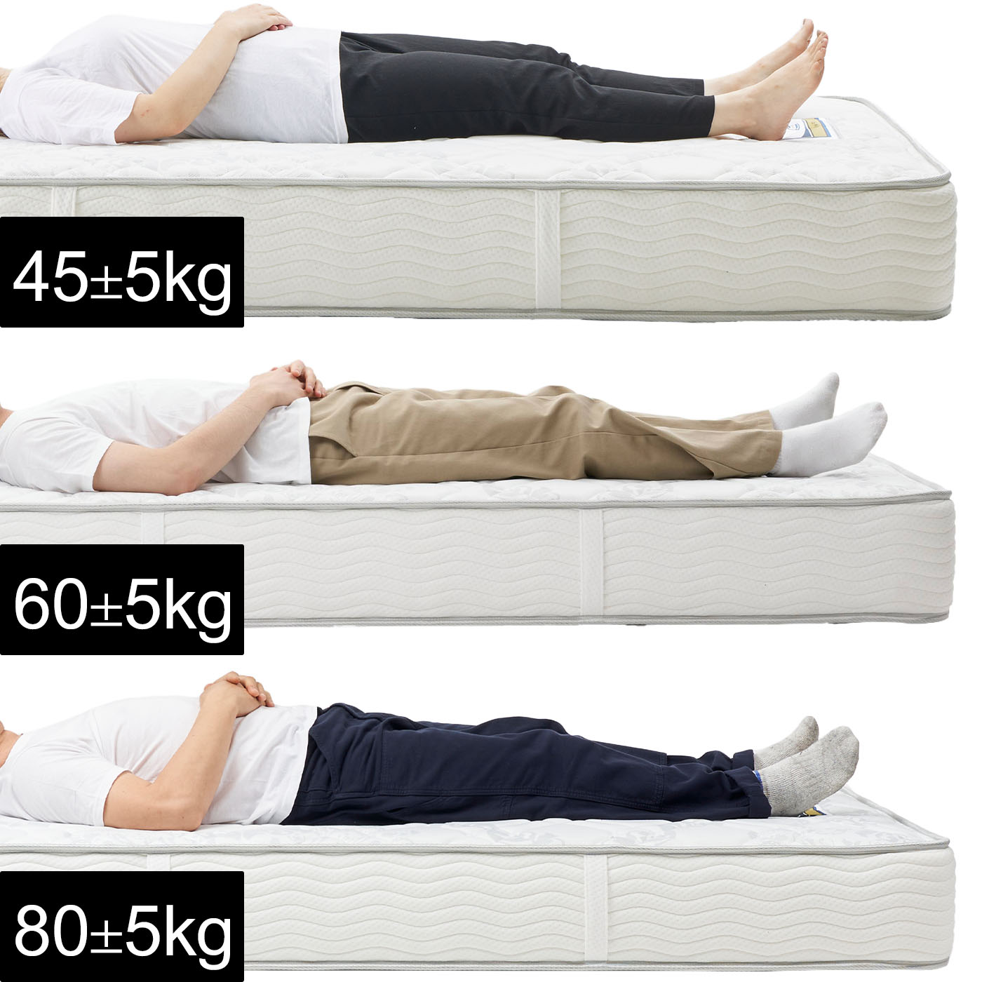 エムリリー ハイブリッドマットレス S-MU65190の口コミ・評判は？実際