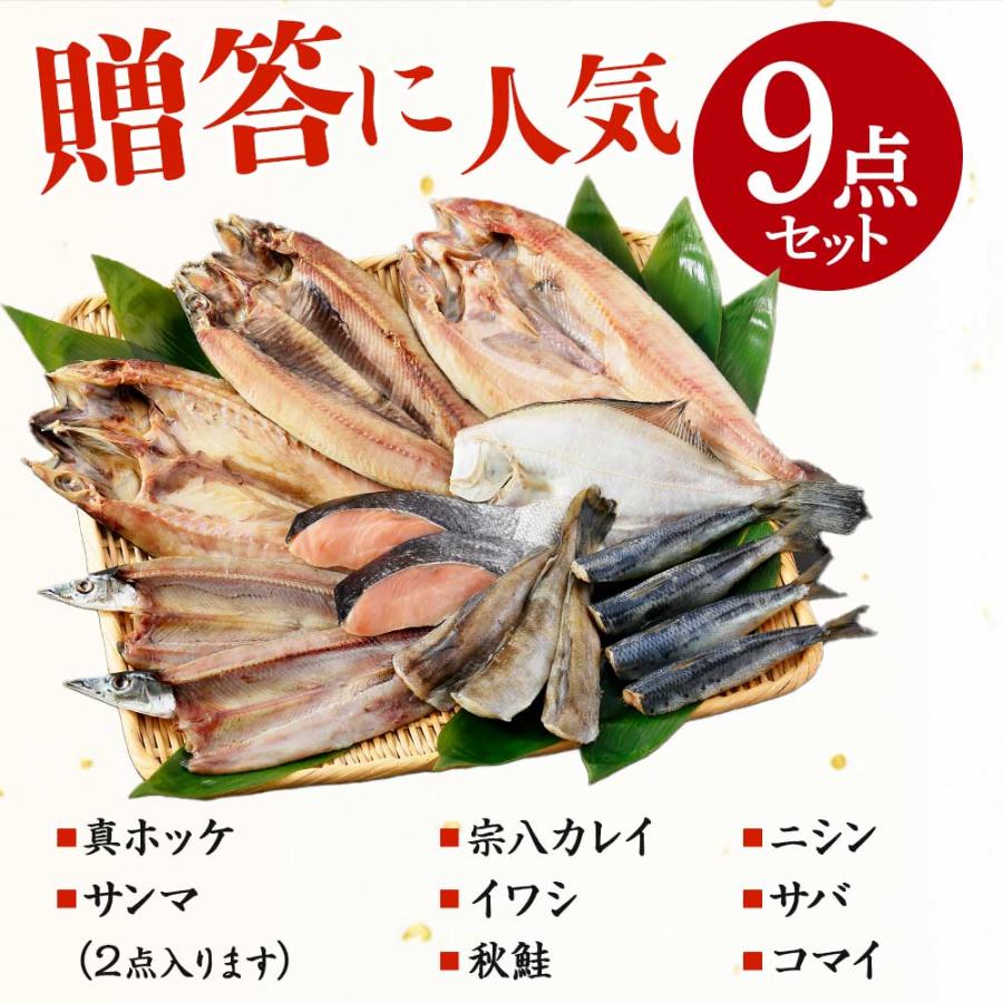 北海道産直干物9点セット 2