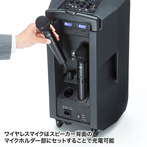 ワイヤレスマイク付き拡声器スピーカー 2