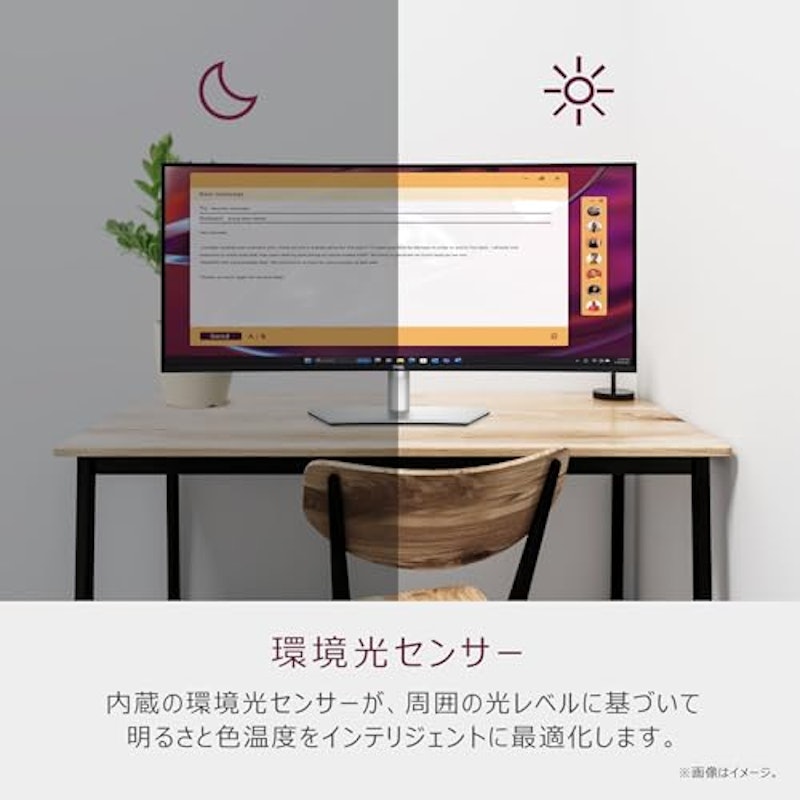 曲面Thunderbolt ハブ モニター 6