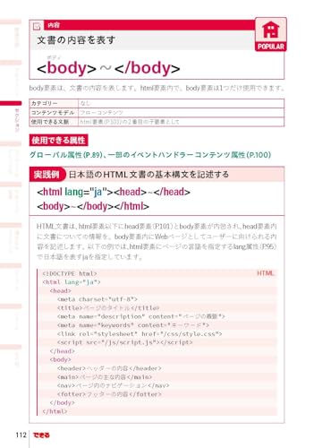 できるポケット Web制作必携 HTML&CSS全事典 改訂4版 3