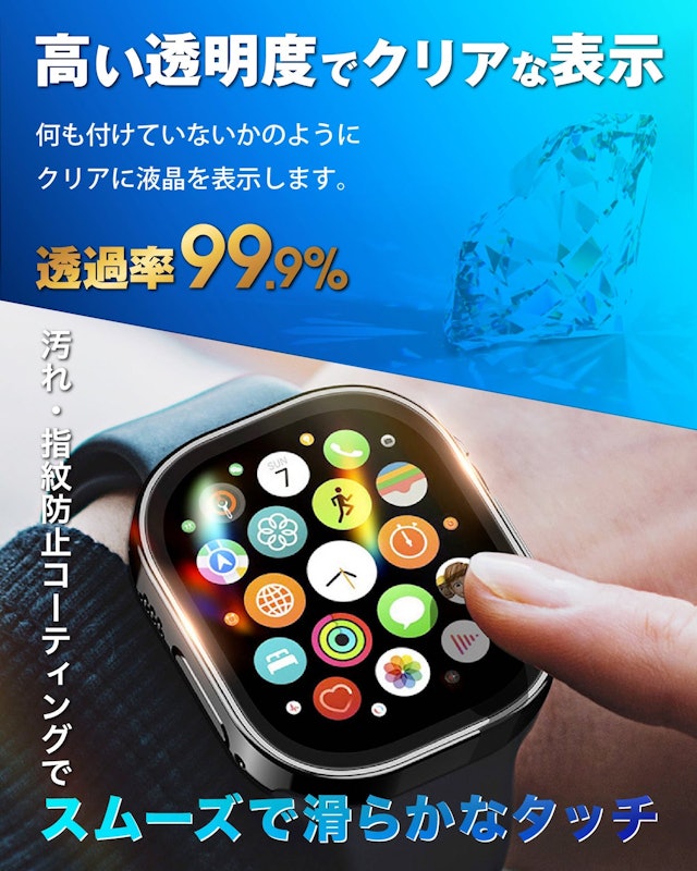 アップルウォッチ カバー 4