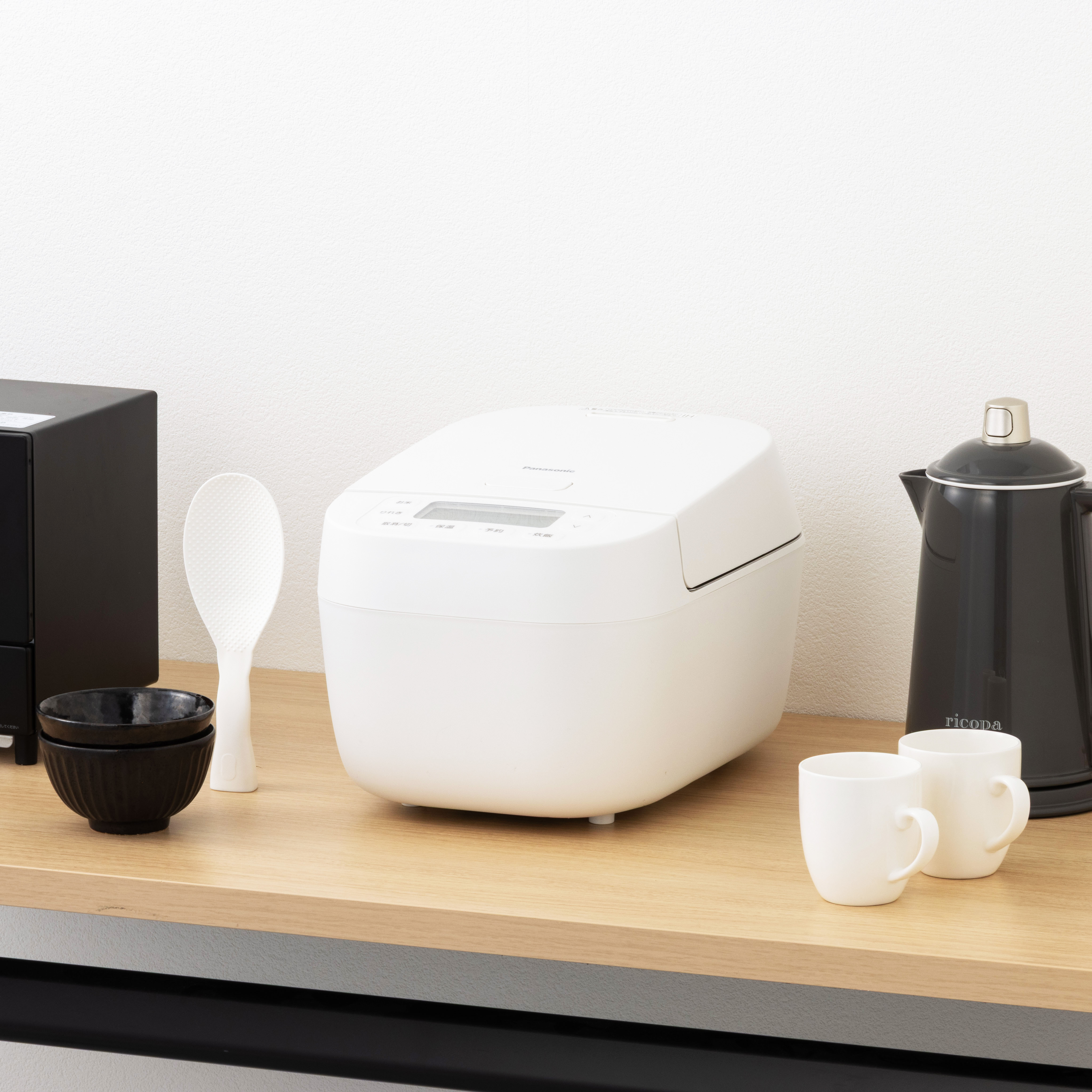 パナソニック　炊飯器5.5合炊き Amazon | パナソニック 炊飯器 5.5合 圧力IH式 Wおどり炊き ホワイト