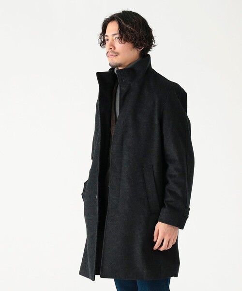 防風 タスマニアウール スタンドカラーコート 25FW 6