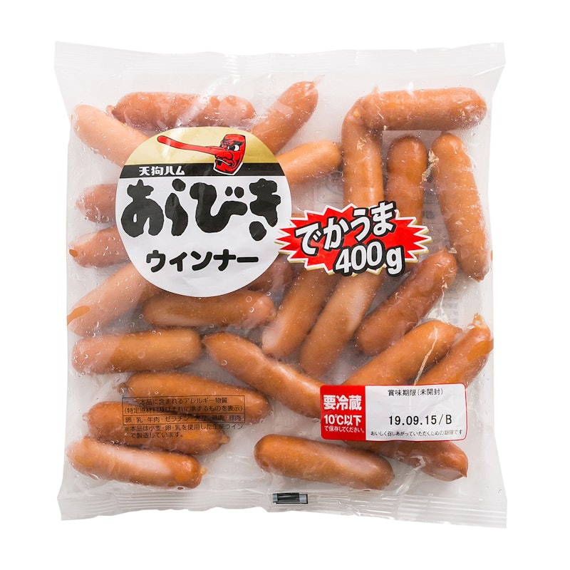天狗ハム あらびきウインナー 1