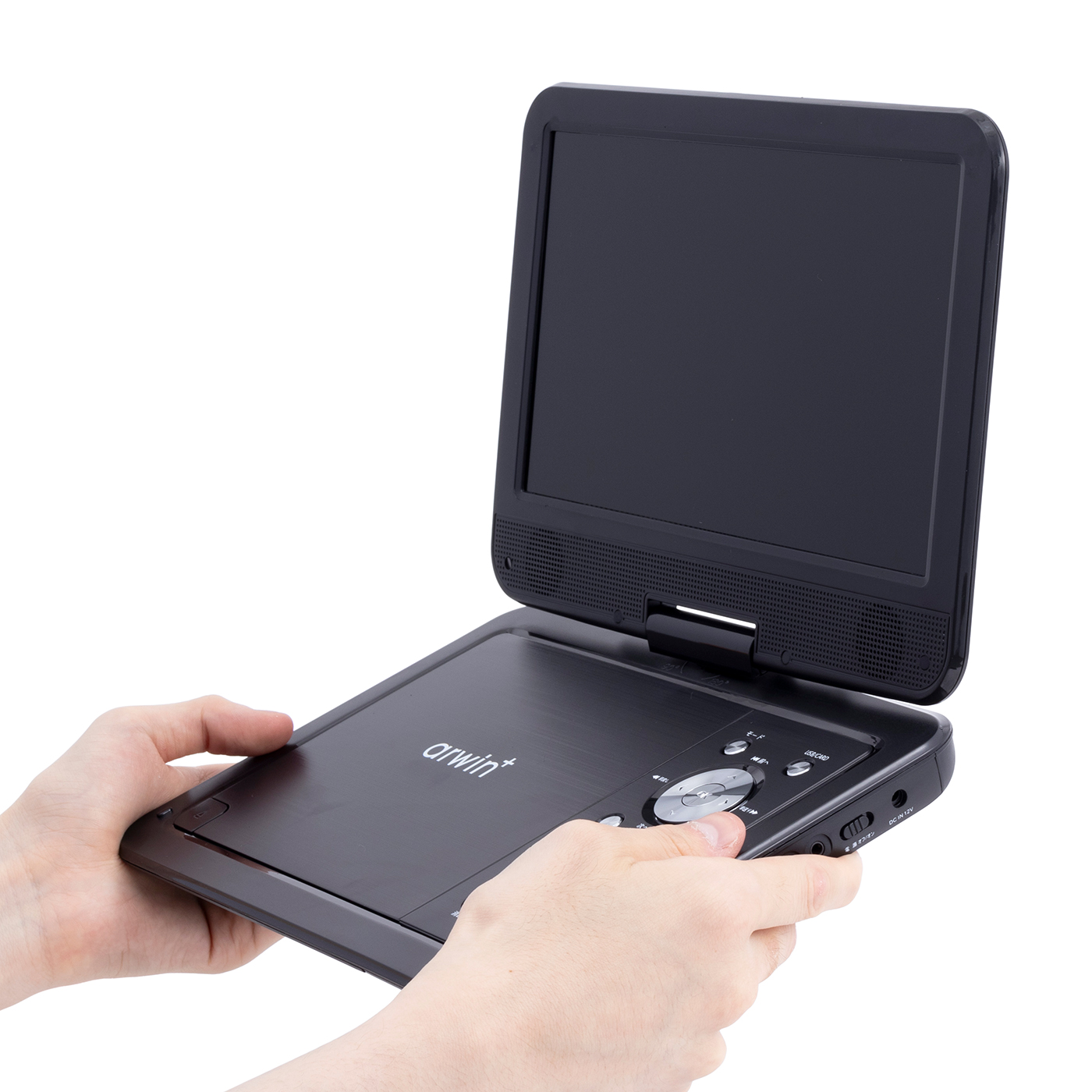 【新品未使用品】arwin ポータブルDVD&マルチプレーヤー　10.1インチ Arwin アーウィン arwin APD-1013F 10.1インチ ポータブルDVD