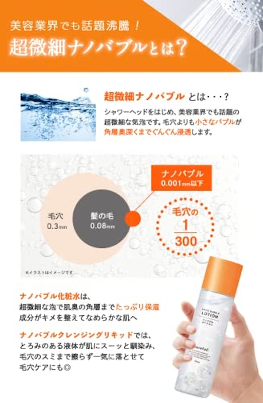 morefull ナノバブルローション 3