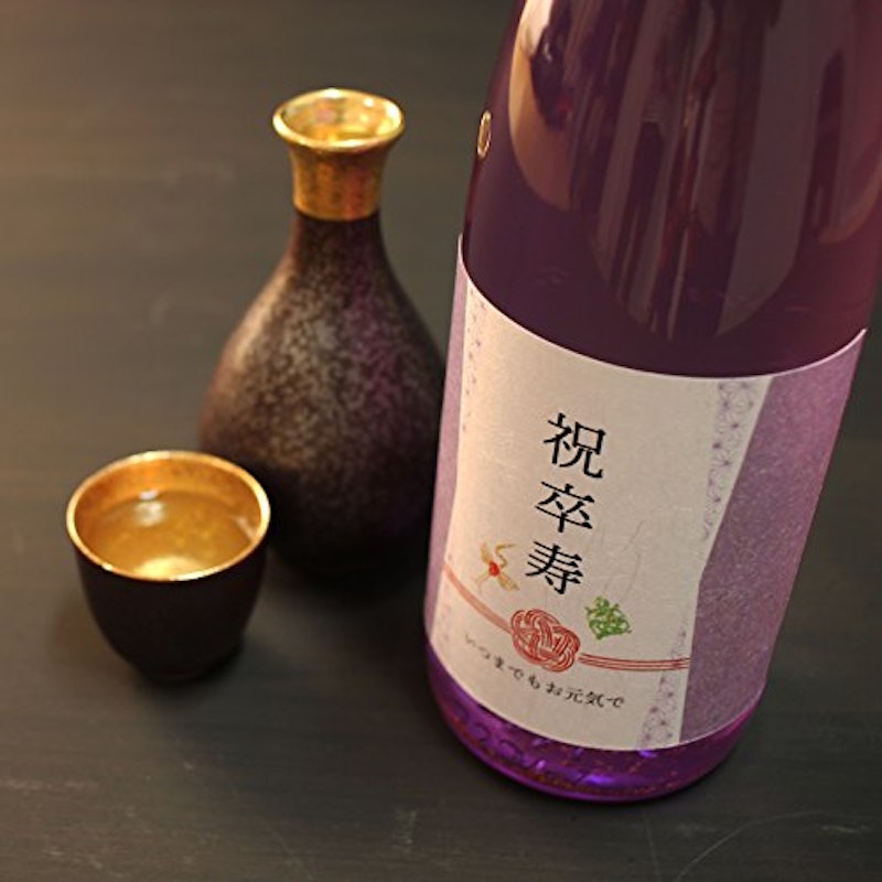 卒寿(90歳)に贈る純米大吟醸 金箔入り日本酒 2