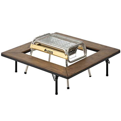 BBQ 囲炉裏テーブル 91×91cm 【組立簡単、軽量収納コンパクト】 BBQ 囲炉裏テーブル 91×91cm 【組立簡単、軽量収納コンパクト