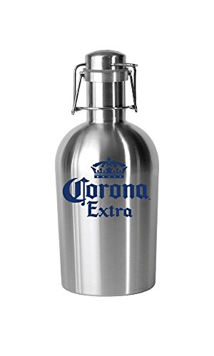 Corona Stainless Crown Logo Growler, Metallic 1