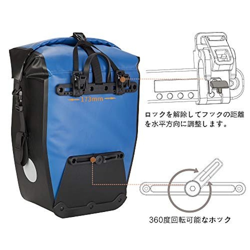自転車パニアバッグ 3