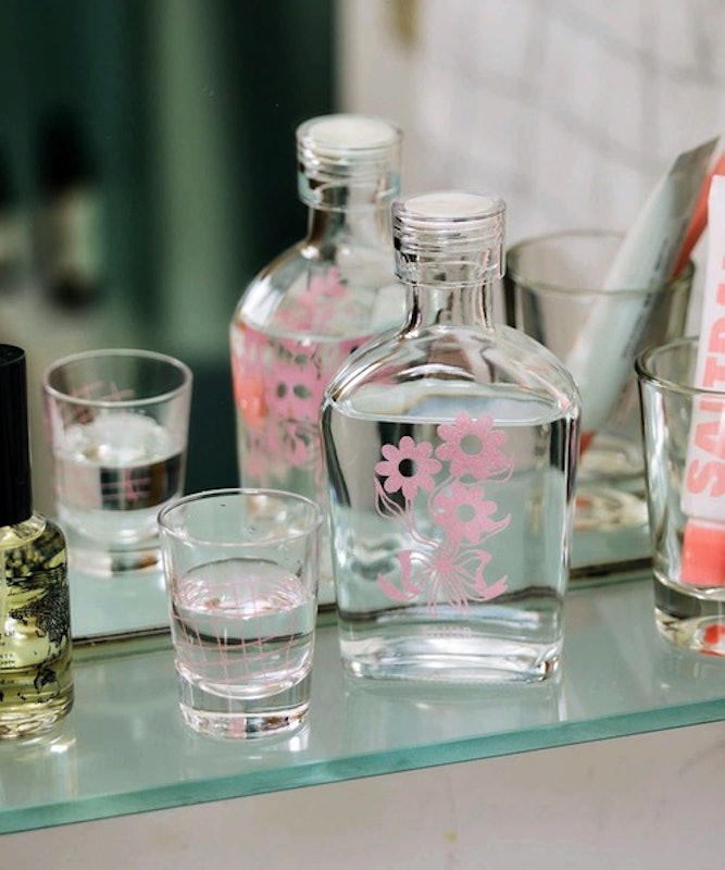 SAHIR Mouthwash bottle & glass 2
