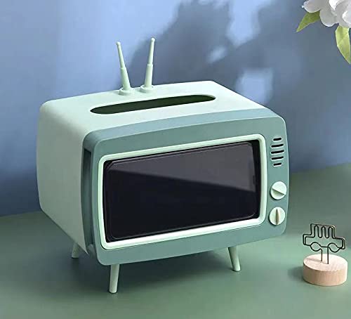 テレビ型ティッシュボックス スマホスタンド 1