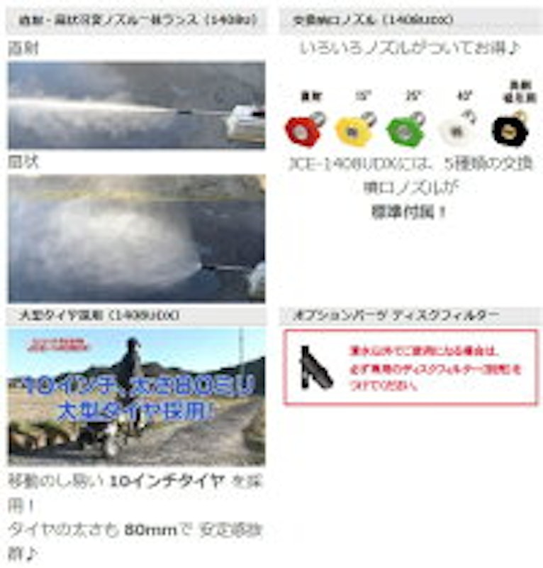 エンジン式高圧洗浄機 4