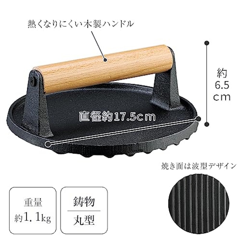 丸型ミートプレス 7