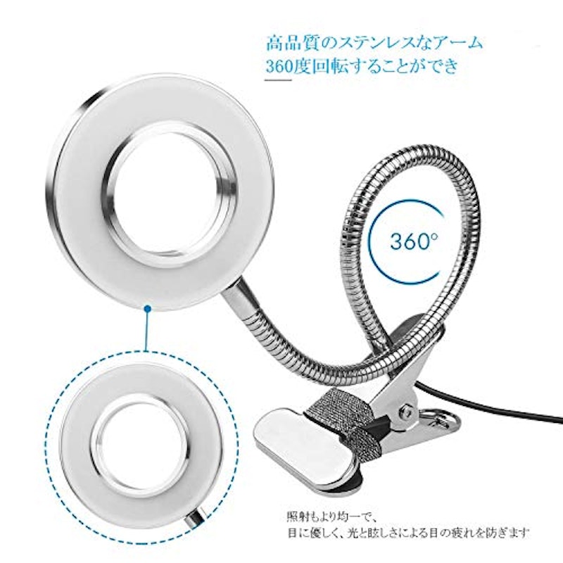 クリップライト 24LED 4