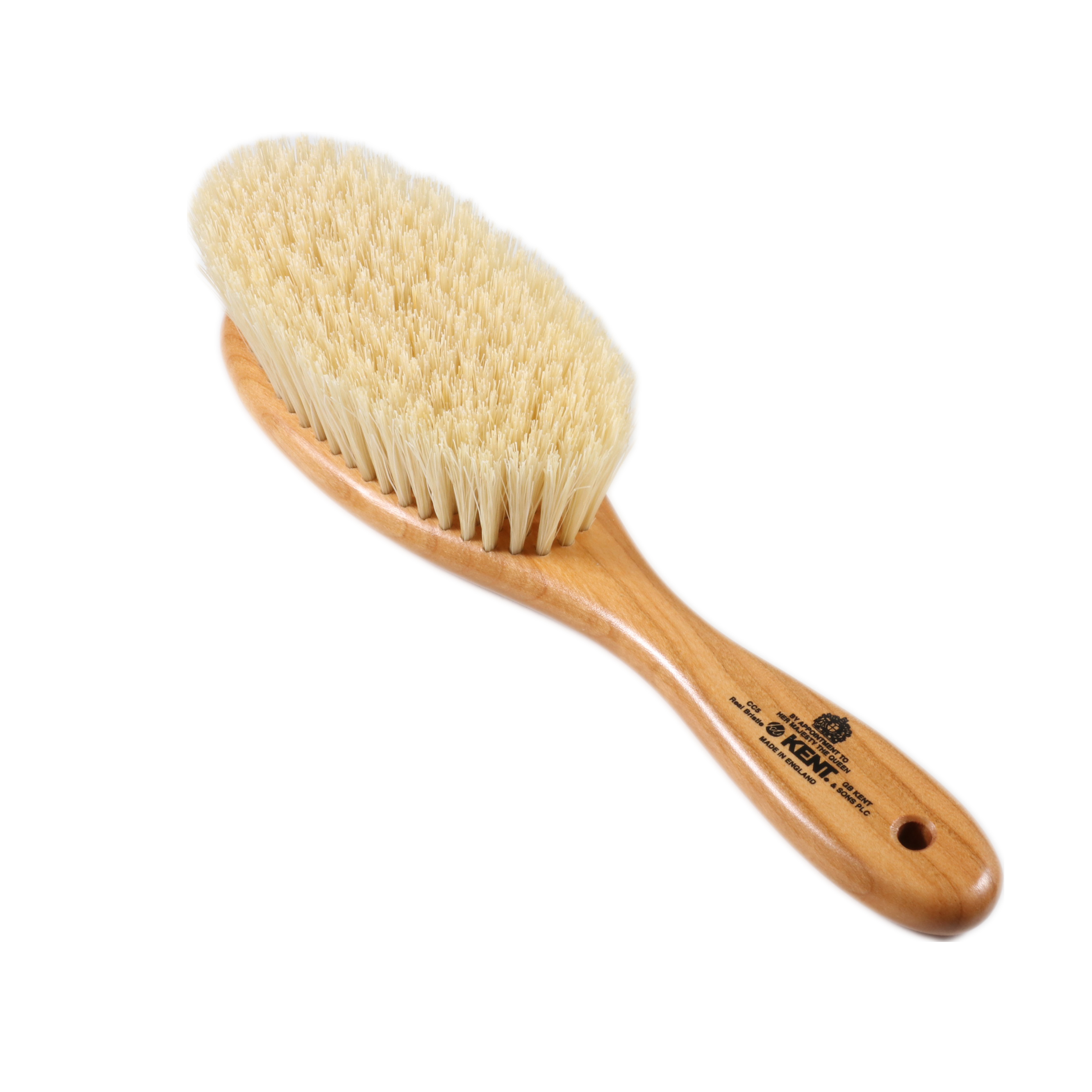 洋服ブラシ 白たてがみ【muchi商品】 洋服ブラシ 馬毛・豚毛 手植え