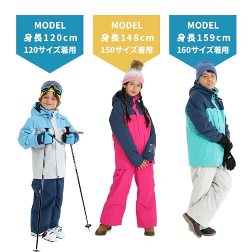 NORTH FACE にぎにぎし ノースフェイス キッズ スキーウェア上下140センチ